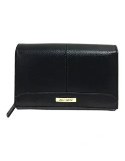 Joan Weisz Dakota Black French Purse