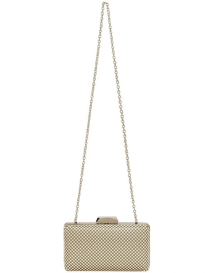 Olga Berg Natasha Gold Ball Mesh Clutch OB5130 5 Olga Berg Natasha Gold Ball Mesh Clutch OB5130 - Image 3