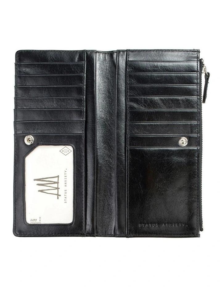 Status Anxiety Dakota Black Leather Wallet 4 Status Anxiety Dakota Black Leather Wallet - Image 2