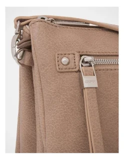 Wayne Cooper Natural Multi Gusset Crossbody Bag -Mocha shop 471488500 3 720x928