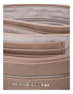 Wayne Cooper Natural Multi Gusset Crossbody Bag -Mocha shop 471488500 4 720x928