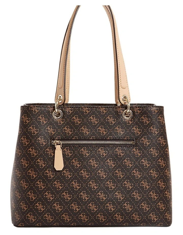 Guess Kamryn Brown Double Strap Tote Bag SG669136BRO 4 Guess Kamryn Brown Double Strap Tote Bag SG669136BRO - Image 2