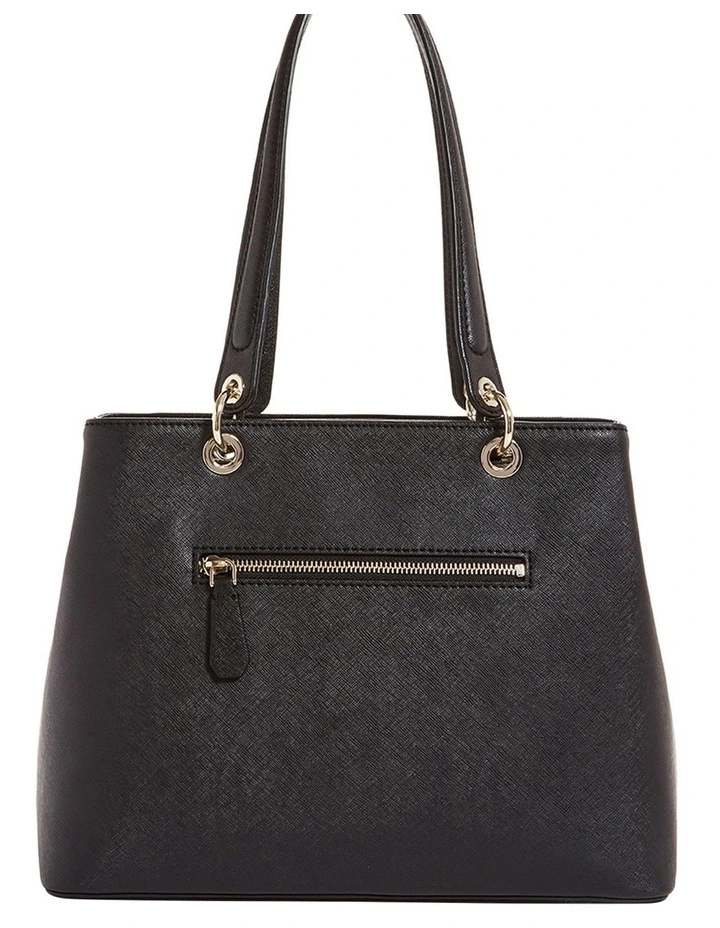 Guess Kamryn Black Double Strap Tote Bag VG669136BLA 4 Guess Kamryn Black Double Strap Tote Bag VG669136BLA - Image 2