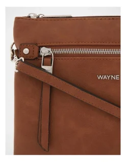Wayne Cooper Tan Multi Gusset Crossbody Bag -Mocha shop 566893360 3 720x928