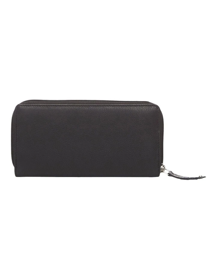 Joan Weisz Continental Black Zip Around Wallet 5 Joan Weisz Continental Black Zip Around Wallet - Image 3