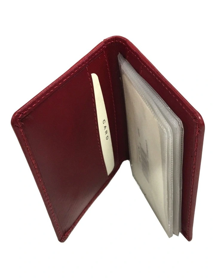 Cellini Red Card Holder 4 Cellini Red Card Holder - Image 2