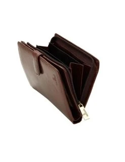 Cellini Leather Bifold Wallet With Tab Closure CW0074 8 Cellini Leather Bifold Wallet With Tab Closure CW0074 -Mocha shop 603146490b 3 720x928