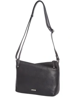 Joan Weisz Venture Black Zip Top Crossbody Bag JWL020 6 Joan Weisz Venture Black Zip Top Crossbody Bag JWL020 -Mocha shop 624029860 2 720x928