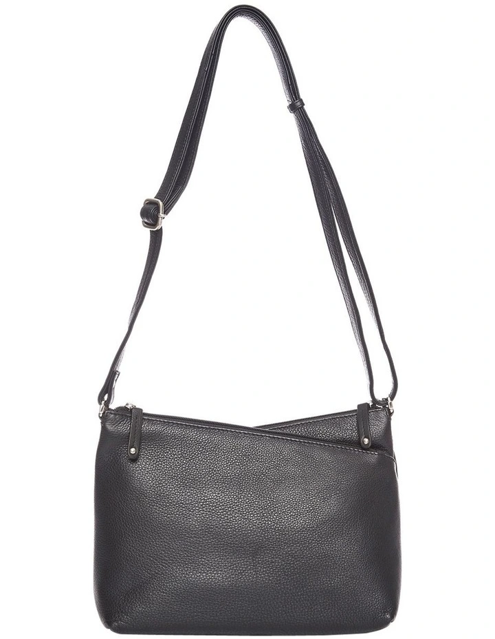 Joan Weisz Venture Black Zip Top Crossbody Bag JWL020 5 Joan Weisz Venture Black Zip Top Crossbody Bag JWL020 - Image 3