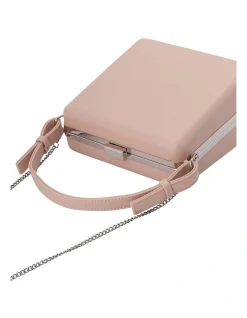 Olga Berg Ashley White Top Handle Clutch OB4662 -Mocha shop 627232960 4 720x928