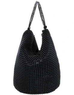 Olga Berg Bianca Black Top Handle Clutch OB5243 12 Olga Berg Bianca Black Top Handle Clutch OB5243 -Mocha shop 627243220 4 720x928