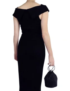 Olga Berg Bianca Black Top Handle Clutch OB5243 14 Olga Berg Bianca Black Top Handle Clutch OB5243 -Mocha shop 627243220 6 720x928