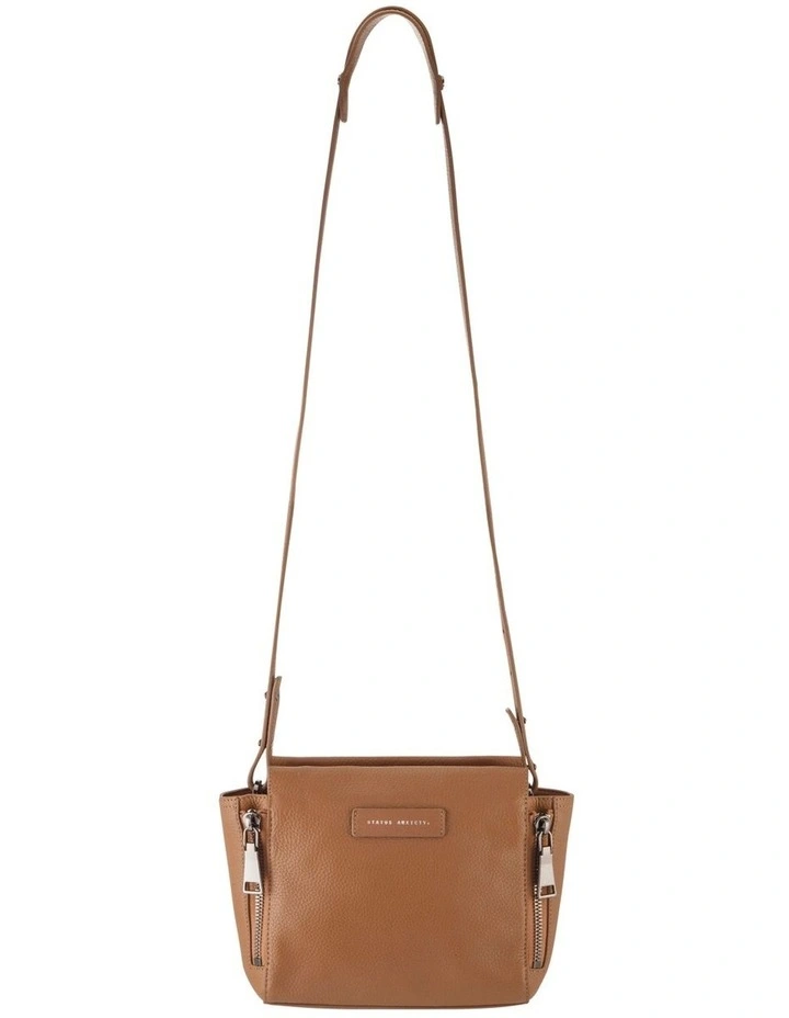 Status Anxiety The Ascendants Tan Zip Top Crossbody Bag SA7226 8 Status Anxiety The Ascendants Tan Zip Top Crossbody Bag SA7226 - Image 6
