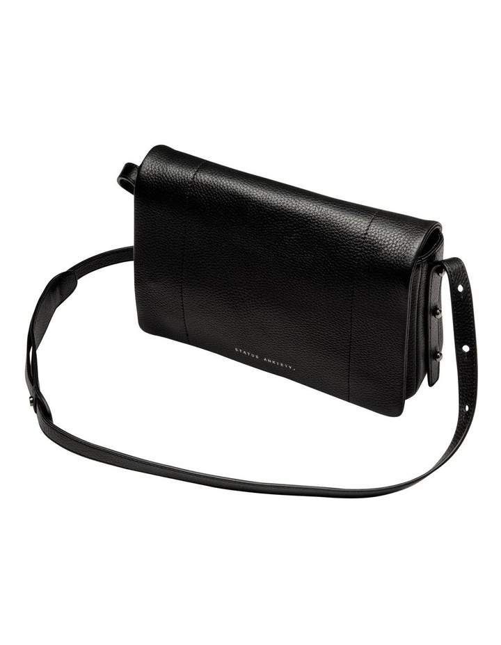Status Anxiety Succumb Black Flap Over Crossbody Bag SA7641 4 Status Anxiety Succumb Black Flap Over Crossbody Bag SA7641 - Image 2
