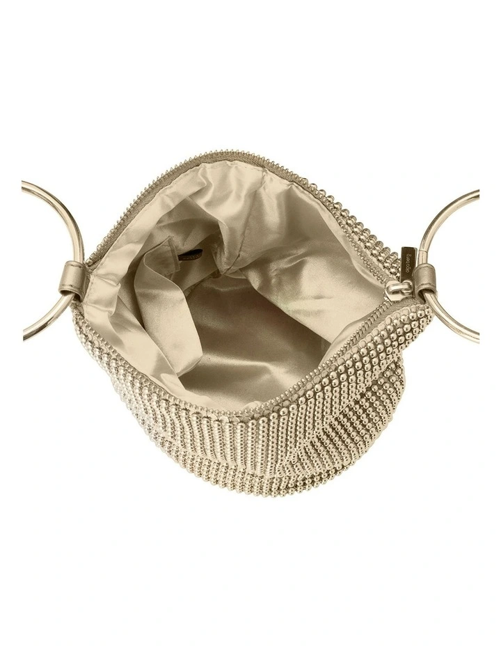 Olga Berg Bianca Gold Top Handle Clutch OB5243 7 Olga Berg Bianca Gold Top Handle Clutch OB5243 - Image 5