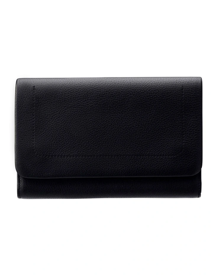 Status Anxiety Remnant Black Flap Over Wallet SA1471 3 Status Anxiety Remnant Black Flap Over Wallet SA1471
