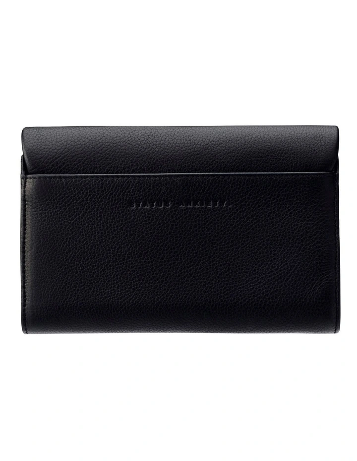 Status Anxiety Remnant Black Flap Over Wallet SA1471 4 Status Anxiety Remnant Black Flap Over Wallet SA1471 - Image 2