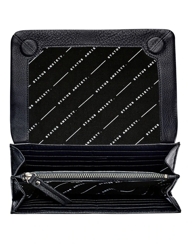 Status Anxiety Remnant Black Flap Over Wallet SA1471 6 Status Anxiety Remnant Black Flap Over Wallet SA1471 - Image 4