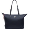 Tommy Hilfiger Nylon Blend Tote Bag In Navy -Mocha shop 675749620 1 720x928