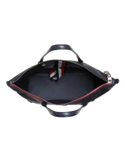 Tommy Hilfiger Nylon Blend Tote Bag In Navy -Mocha shop 675749620 3 720x928