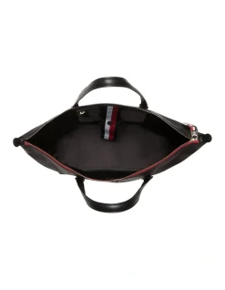 Tommy Hilfiger Nylon Blend Tote Bag In Black -Mocha shop 675749710 3 720x928