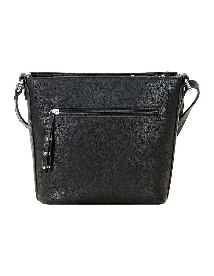 Cellini Sport Key Item Black Zip Top Crossbody Bag CSZ028 5 Cellini Sport Key Item Black Zip Top Crossbody Bag CSZ028 - Image 3