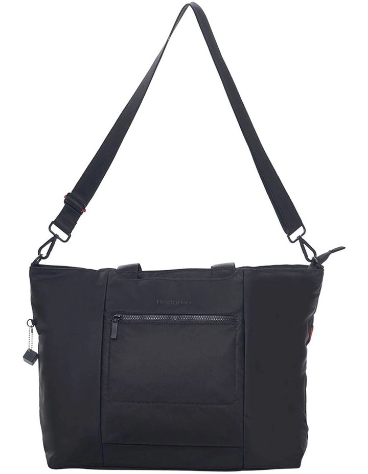 Hedgren Swing Black Zip Top Tote Bag HITC05.003 3 Hedgren Swing Black Zip Top Tote Bag HITC05.003