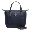 Tommy Hilfiger Poppy Small Zip Top Tote Bag In Navy AW0AW04361_413 -Mocha shop 741785320 1 720x928