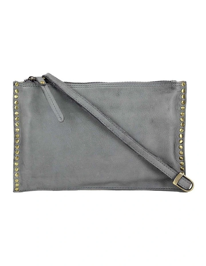 Prairie PRM204 Rivet Zip Top Crossbody Bag 3 Prairie PRM204 Rivet Zip Top Crossbody Bag