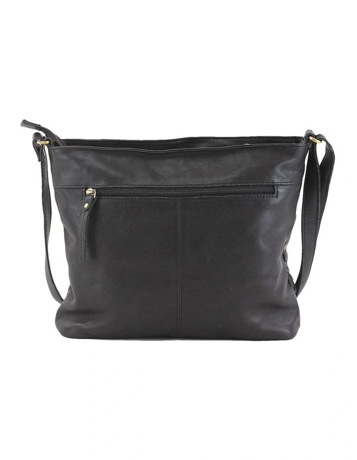 Prairie PRM206 Rivet Zip Top Crossbody Bag 5 Prairie PRM206 Rivet Zip Top Crossbody Bag - Image 3