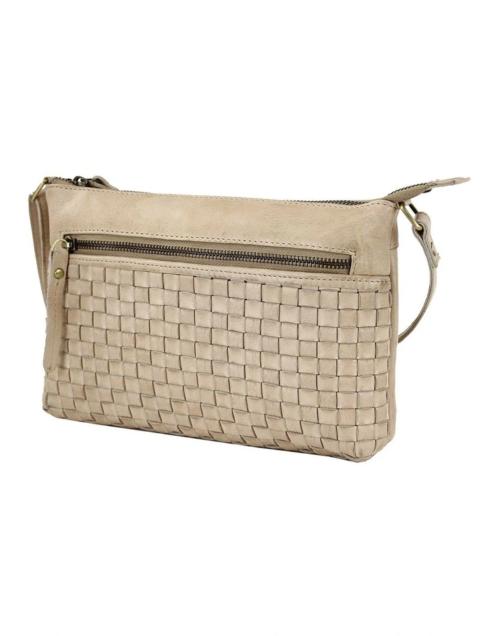 Prairie PRM208 Weave Zip Top Crossbody Bag 4 Prairie PRM208 Weave Zip Top Crossbody Bag - Image 2