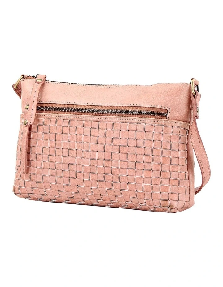 Prairie PRM208 Weave Zip Top Crossbody Bag 4 Prairie PRM208 Weave Zip Top Crossbody Bag - Image 2