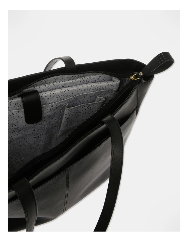 Trent Nathan Venice Black Double Handle Tote Bag 6 Trent Nathan Venice Black Double Handle Tote Bag - Image 4