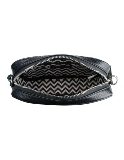 Mocha Chevron Box Leather Crossbody Bag Black 10 Mocha Chevron Box Leather Crossbody Bag Black -Mocha shop 754630480 4 720x928