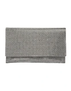 NINA Kimora Gunmetal Crystal Bag