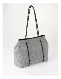 Piper Positano Grey Marle Top Handle Tote Bag 9 Piper Positano Grey Marle Top Handle Tote Bag -Mocha shop 791160760 2 720x928