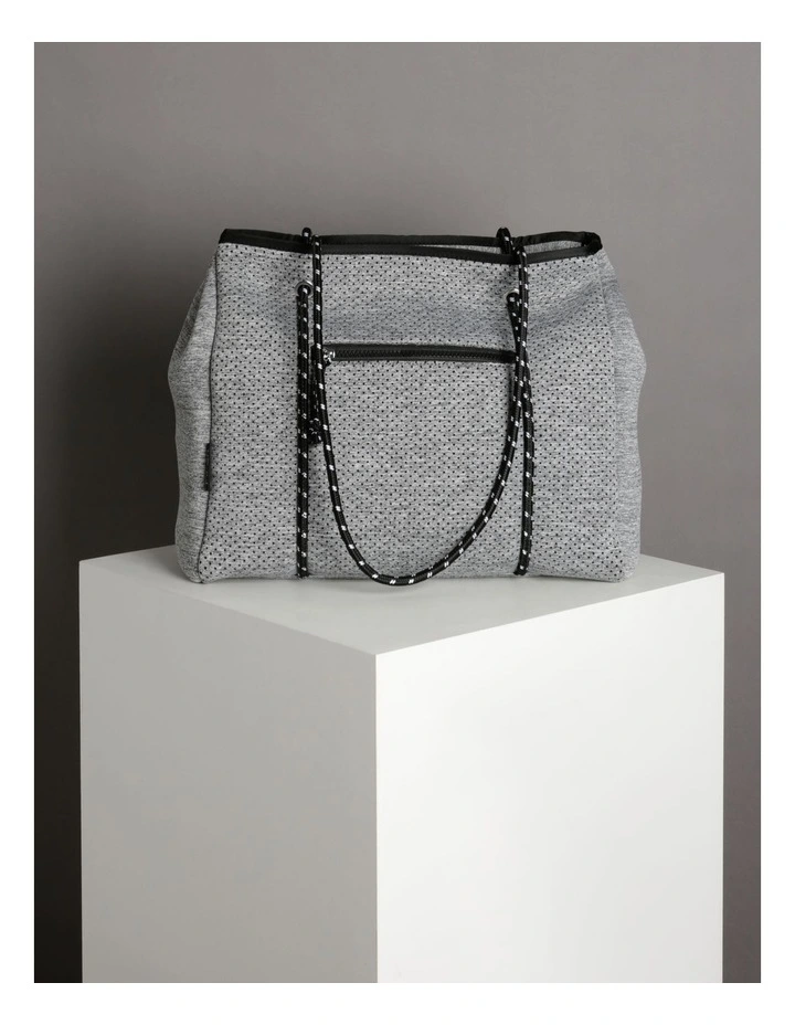 Piper Positano Grey Marle Top Handle Tote Bag 8 Piper Positano Grey Marle Top Handle Tote Bag - Image 6