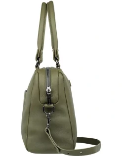 Status Anxiety Last Mountains Khaki Double Handle Satchel Bag -Mocha shop 821847430 3 720x928