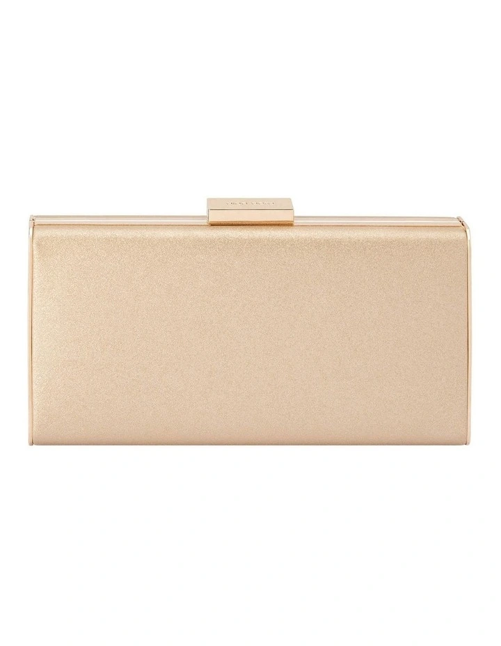 Olga Berg Precious Metallic Champagne Clutch Bag 3 Olga Berg Precious Metallic Champagne Clutch Bag