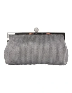 NINA Aneka Steel Clutch Bag