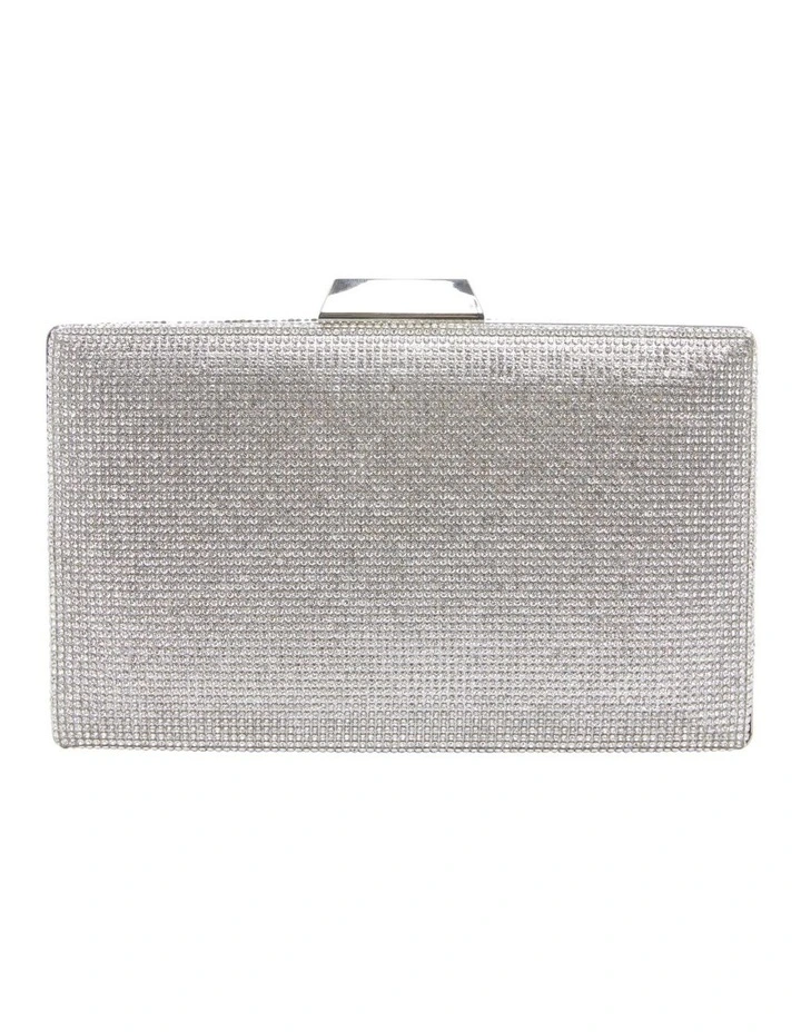 NINA Desyre Clutch Bag In Silver 3 NINA Desyre Clutch Bag In Silver