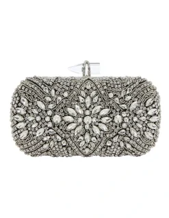 NINA Gelsey Black/White Clutch Bag