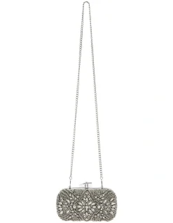 NINA Gelsey Black/White Clutch Bag -Mocha shop 832530880 4 720x928