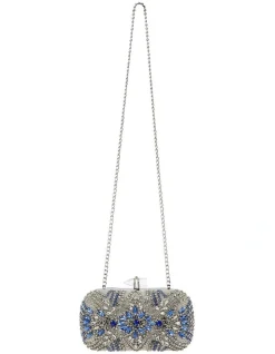 NINA Gelsey Silver/Multi Clutch Bag -Mocha shop 832531060 4 720x928