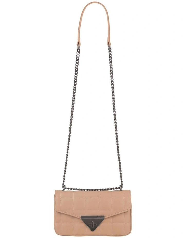 Mocha Vera Taupe Quilted Crossbody 4 Mocha Vera Taupe Quilted Crossbody - Image 2