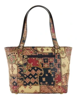 Scala SCB007 Toni Tuscany Zip Top Tote Bag -Mocha shop 838397980 3 720x928