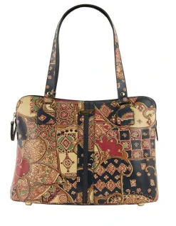 Scala SCB008 Harper Tuscany Zip Top Tote Bag