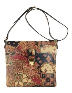 Scala SCB010 Lili Tuscany Zip Top Crossbody Bag