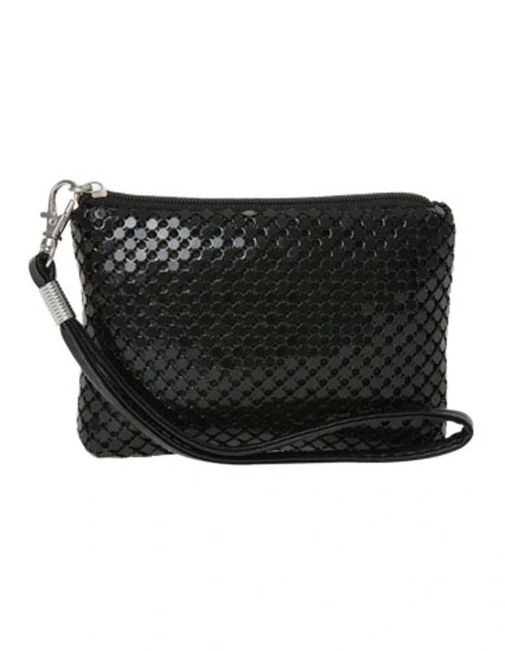 Olga Berg Mesh Black Card Holder FC1002 3 Olga Berg Mesh Black Card Holder FC1002