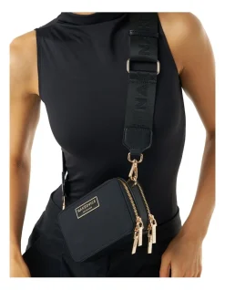 Nakedvice The Lexie Nylon Bag In Black/Gold -Mocha shop 851108950 2 3 720x928